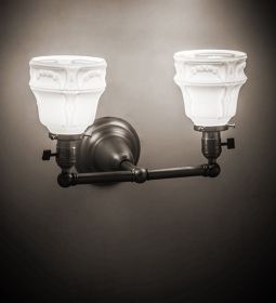 15.5" Wide Revival Garland 2 Light Wall Sconce