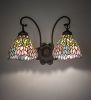 17"W Wisteria 2 LT Wall Sconce