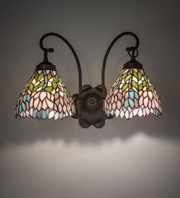 17"W Wisteria 2 LT Wall Sconce