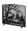 47"W X 39"H Moose Creek Arched Fireplace Screen