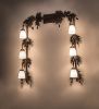 36"W X 42"H Oak Leaf & Acorn 6 LT Vanity Light