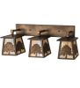 32" Long Oak Tree 3 Light Vanity Light