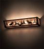 24" Wide Moose at Lake Vanity Light