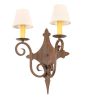15" Wide Angelique 2 Light Wall Sconce