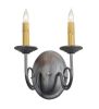 9" Wide Jenna 2 Light Wall Sconce