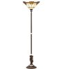 74" High Shell with Jewels Floor Lamp
