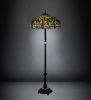62" High Tiffany Hanginghead Dragonfly Floor Lamp
