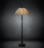 62" Wide Tiffany Turning Leaf Floor Lamp