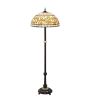 62" Wide Tiffany Turning Leaf Floor Lamp