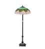 62" High Tiffany Cabbage Rose Floor Lamp