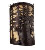12" Wide Tall Pines Deer Wall Sconce