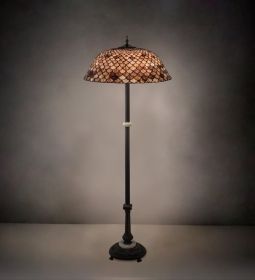 62" High Fishscale Floor Lamp