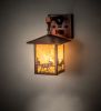 7" Square Seneca Moose at Lake Straight Arm Wall Sconce