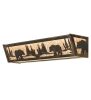 24" Wide Bear at Lake Vanity Light