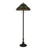 60" High Tiffany Dragonfly Floor Lamp