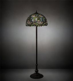 62" High Trillium & Violet Floor Lamp