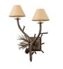 18" Wide Lone Pine 2 Light Wall Sconce