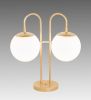 21" High Bola Deux 2 Light Table Lamp