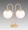 21" High Bola Deux 2 Light Table Lamp