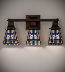 20" Wide Prairie Wheat 3 Light Vanity