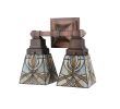 12"W Glasgow Bungalow 2 LT Wall Sconce.609