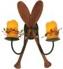 15"W Paddle 2 LT Wall Sconce