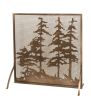 32"W X 33"H Tall Pines Fireplace Screen