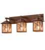 30"W Balsam Pine 3 LT Vanity Light