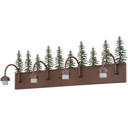 33"W Tall Pines 4 LT Vanity Hardware