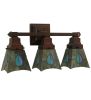 20"W Mackintosh Leaf 3 LT Vanity Light
