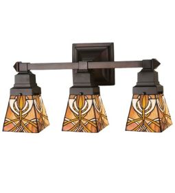 20"W Glasgow Bungalow 3 LT Vanity Light