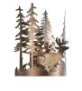 11"W Deer through the Trees Wall Sconce