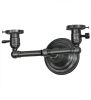12"W Revival Antique Nickel 2 LT Wall Sconce Hardware