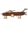 38" Wide Pine Branch Valley View 3 LT Vanity Light