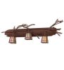 38" Wide Pine Branch Valley View 3 LT Vanity Light