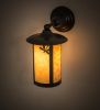 8" Wide Fulton Dragonfly Solid Mount Wall Sconce