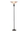 69" High Metro Chambord Swirl Deco Ball Torchiere