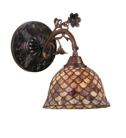 8" Wide FISHSCALE Wall Sconce