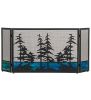 72"W X 32"H Tall Pines Fireplace Screen