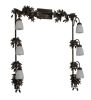 36"W X 40"H Oak Leaf & Acorn 6 LT Vanity Light