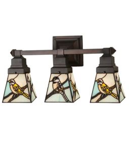 20"W Backyard Friends 3 LT Vanity Light