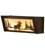 16"W Moose at Lake Vanity Light