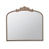 40x31" Baroque Inspired Gold Mirror for Dresser Wall Decor with Luxurious Look., over Fireplace Mantel, Bathroom