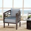 [Only support Drop Shipping Buyer] Crackle Accent Chair; wood frame with cushion; Morrocco; KD