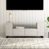 TV Cabinet Concrete Gray 47.2"x13.8"x18.9" Engineered Wood