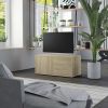 TV Cabinet Sonoma Oak 31.5"x13.4"x14.2" Engineered Wood