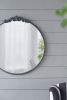 30x32" Classic Design Mirror with Round Shape and Baroque Inspired Frame for Bathroom, Entryway Console Lean Against Wall