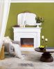 40x31" Baroque Inspired Gold Mirror for Dresser Wall Decor with Luxurious Look., over Fireplace Mantel, Bathroom