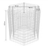Hexagonal Gabion Raised Bed 39.4"x35.4"x39.4"