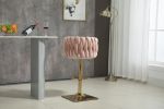 COOLMORE Vintage Bar Stools with Back and Footrest Counter Height Dining Chairs 2PC/SET